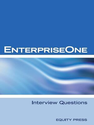 cover image of EnterpriseOne Interview Questions